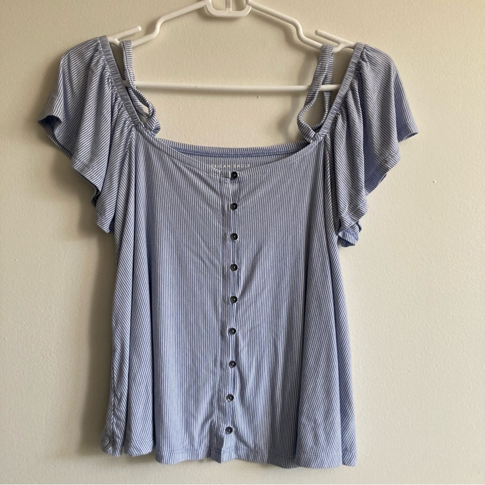 3/$35 AE flutter top size XS